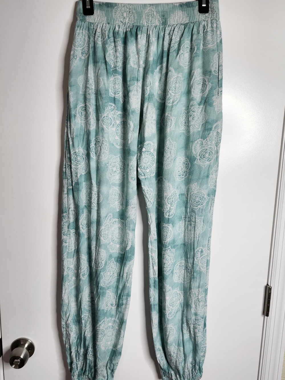 Lotus and Luna Harem Pants Women Small Mandala Yoga Lounge Boho Hippie Festival